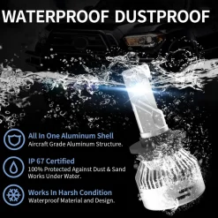 60W D2S D2R D4S D4R LA Plus Series | 6,000LM 6000K LED Bulbs NOT PLUG AND PLAY