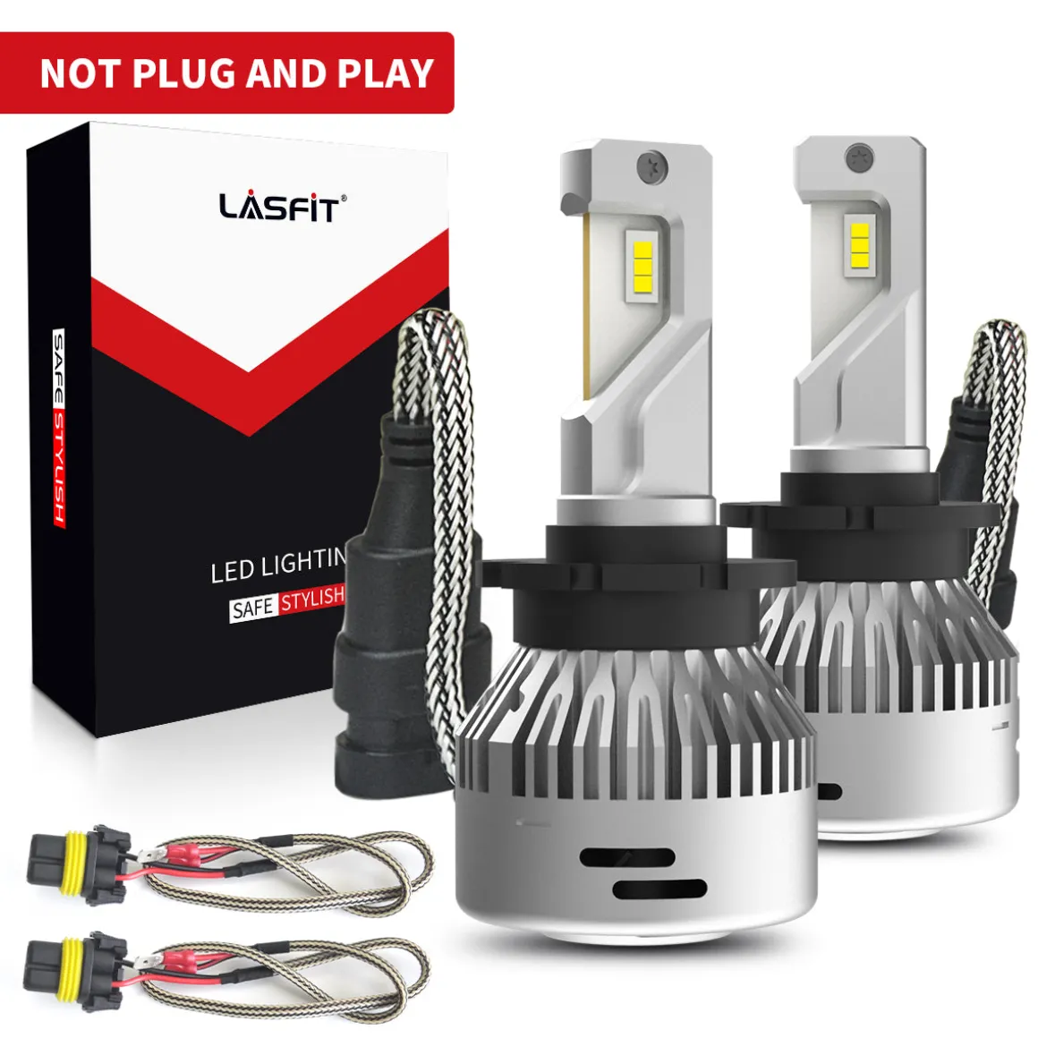 60W D2S D2R D4S D4R LA Plus Series | 6,000LM 6000K LED Bulbs NOT PLUG AND PLAY