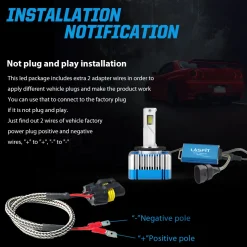 100W D1S D1R D3S D3R LS Plus Series | 11,000LM 6000K LED Bulbs NOT PLUG AND PLAY
