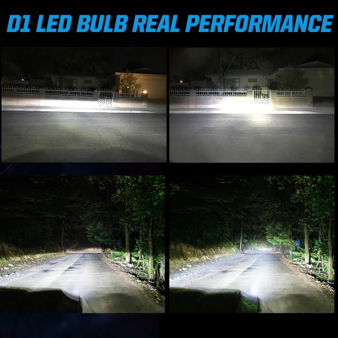 100W D1S D1R D3S D3R LS Plus Series | 11,000LM 6000K LED Bulbs NOT PLUG AND PLAY