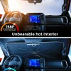 Weektic Windshield Sun Shade Umbrella for 2015-2026 Ford F-150/F-150 Lightning/F-250/F-350