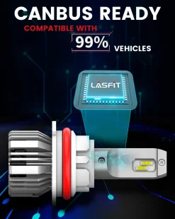 50W 9007 HB5 LC Plus Series | 5,000LM 6000K LED Bulbs