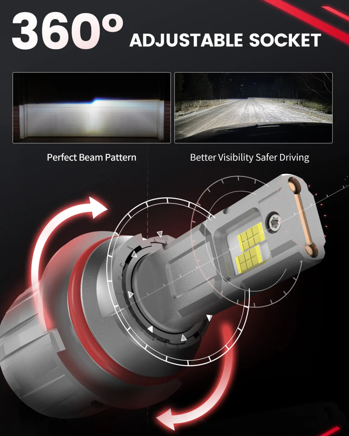 130W 9007 HB5 LS Plus Series | 13,000LM 6000K LED Bulbs