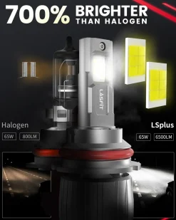 130W 9007 HB5 LS Plus Series | 13,000LM 6000K LED Bulbs
