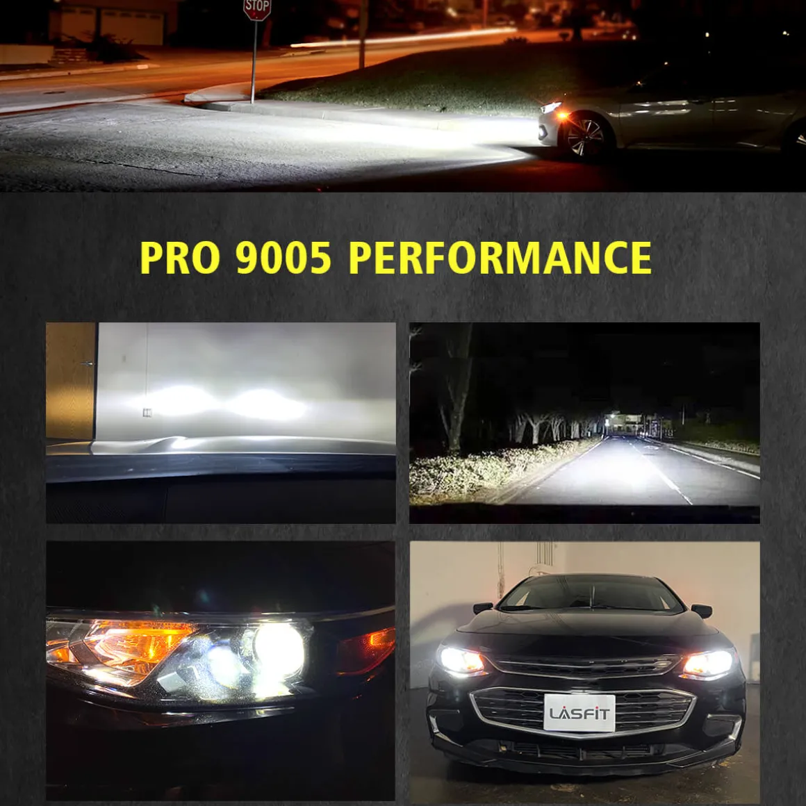 100W 9005 HB3 Pro Series | 10,000LM 6000K LED Bulbs