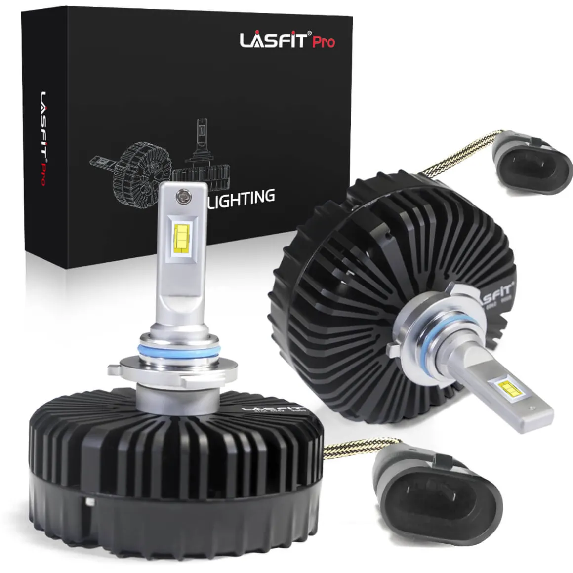 100W 9005 HB3 Pro Series | 10,000LM 6000K LED Bulbs