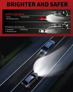 50W H11 H8 H9 LC Plus Series | 5,000LM 6000K LED Bulbs