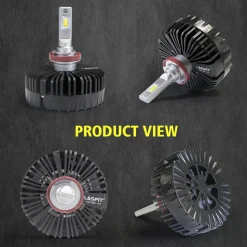 100W H11 H8 H9 Pro Series | 10,000LM 6000K LED Bulbs