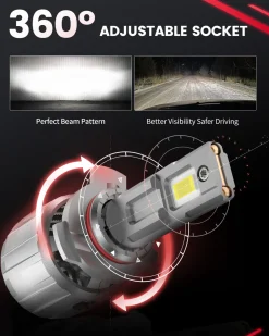 130W 9012 HIR2 LS Plus Series | 13,000LM 6000K LED Bulbs