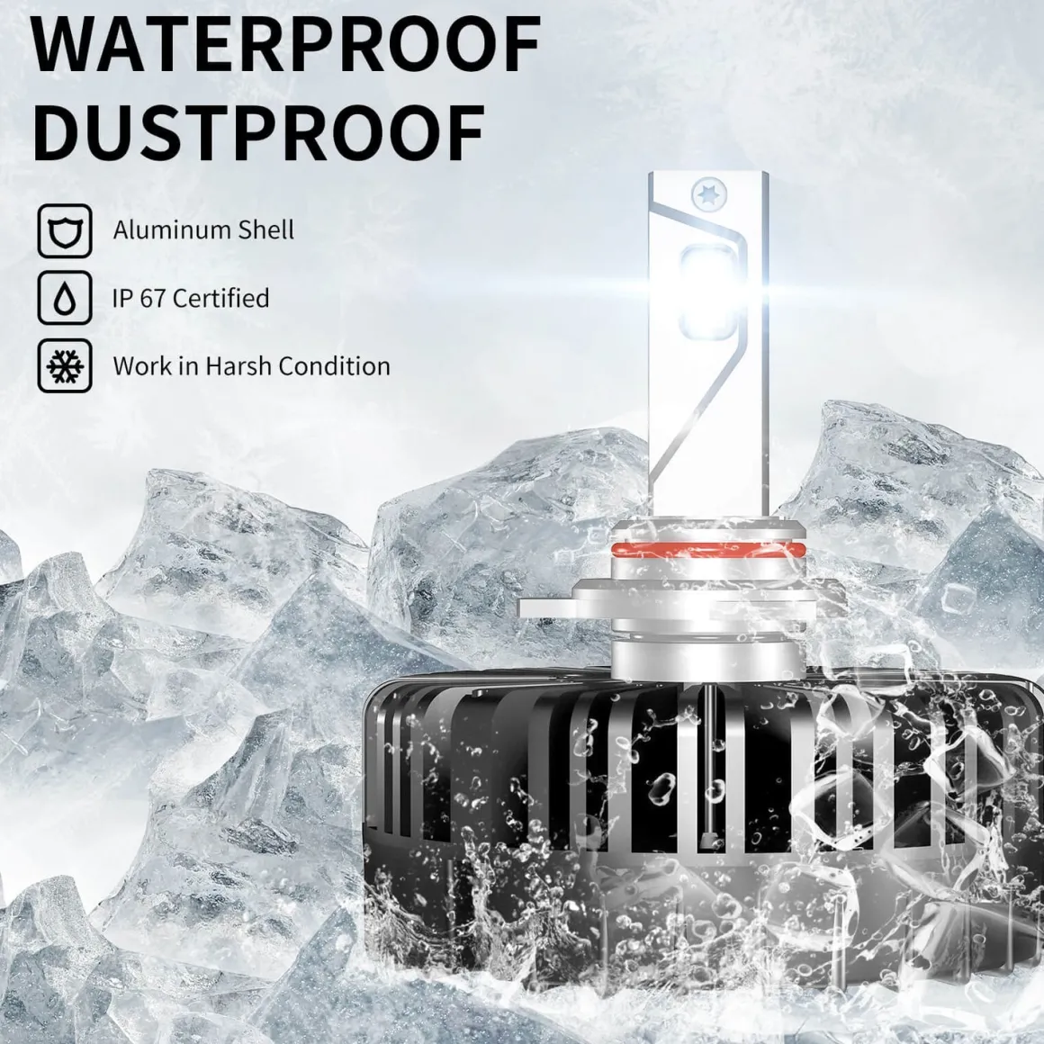 100W 9012 HIR2 Pro Series | 10,000LM 6000K LED Bulbs