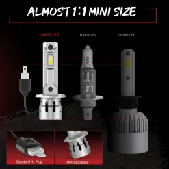 60W H1 LA Air Series | 6,000LM 6000K LED Bulbs