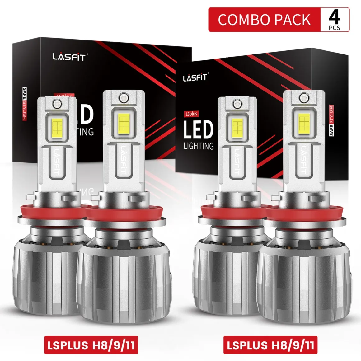 130W H11 LS Plus Series Combo Pack | 13,000LM 6000K LED Bulbs