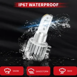60W H15 Pro Series | 6,000LM 6000K LED Bulbs