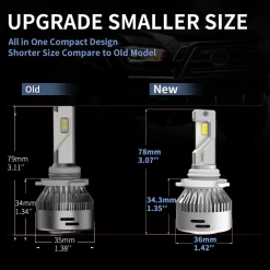 60W 9005 9006 LA Plus Series Combo Pack | 6,000LM 6000K LED Bulbs