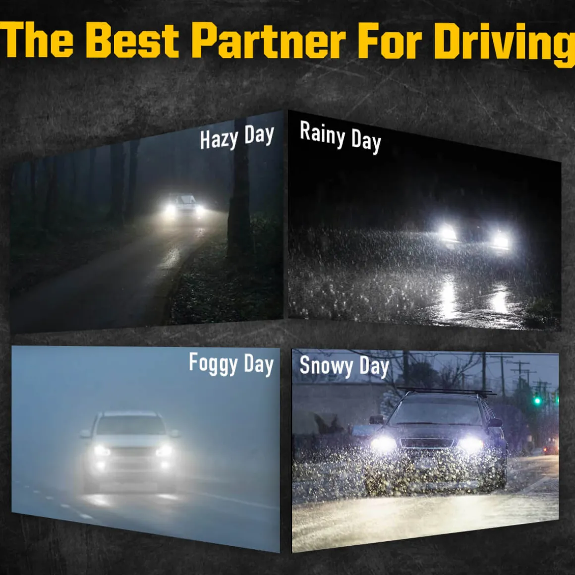 50W PSX26W 12278 LC Plus Series | 5,000LM 6000K LED Fog Light Bulbs