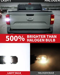 WT21W LED Reverse Bulbs CanBus-Ready White | T3 Series