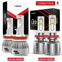 130W/60W H11 LS LA Plus Series Combo Pack | 13,000LM/6,000LM 6000K LED Bulbs