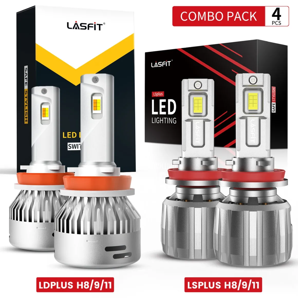 130W/60W H11 LS LD Plus Series Combo Pack | 13,000LM/6,000LM LED Bulbs