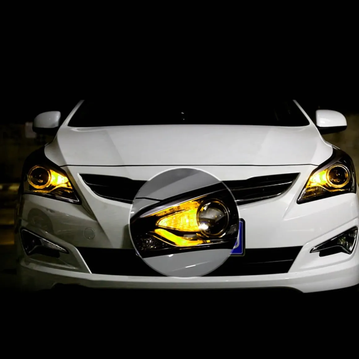 194 168 W5W LED CANBUS Error Free Interior Door Dome Map Trunk Lights | Golden Yellow, 2 Bulbs